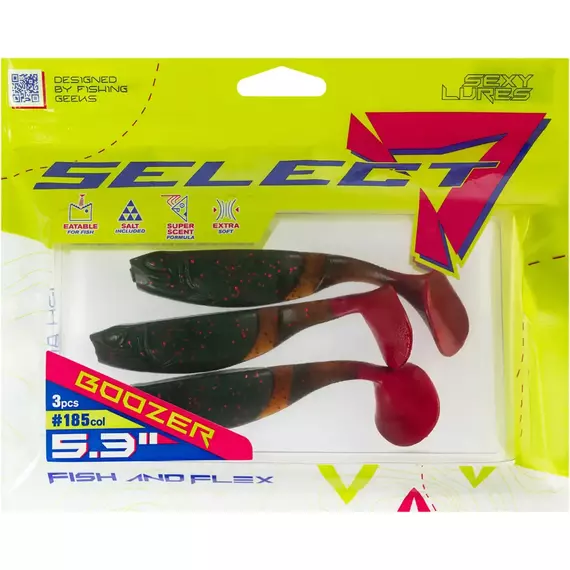 Силікон Select Boozer SE 5.3" #085 (3 шт / уп), фото , изображение 2